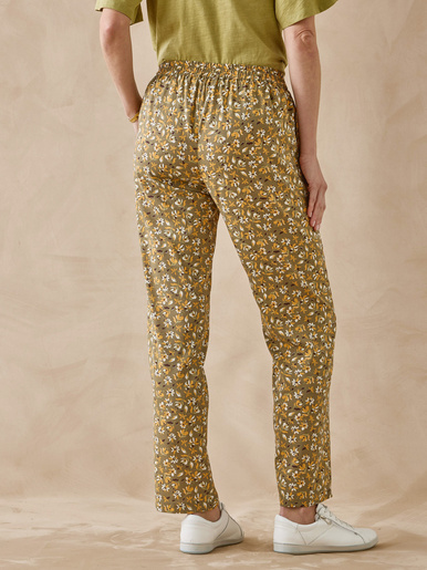 Pantalon fluide élastiqué