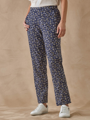 Pantalon fluide élastiqué