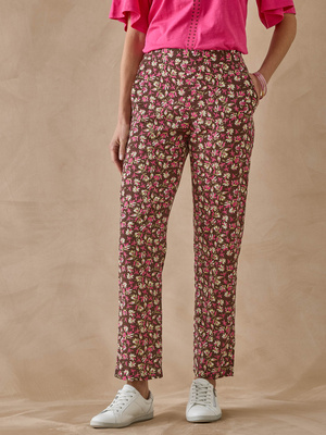 Pantalon fluide élastiqué