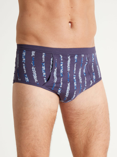 Lot de 4 slips hauts ouverts pur coton