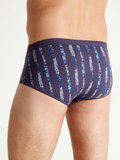Lot de 4 slips hauts ouverts pur coton