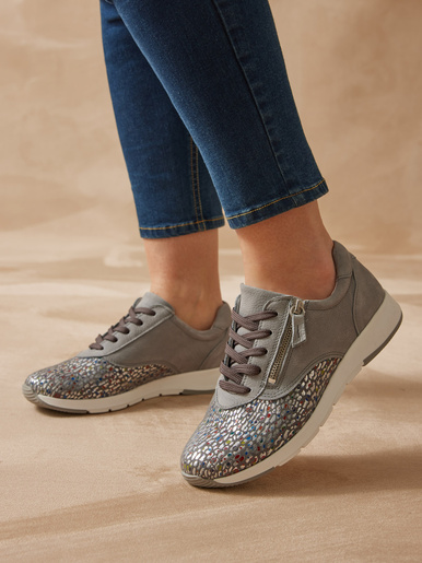 Derbies extensibles idéal hallux valgus - Pédiconfort - Gris