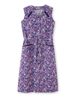 Tablier Court Sans Manches Femme - Léger, 2 Poches, Motif Tissé - Pour Maison Et Jardin - 8