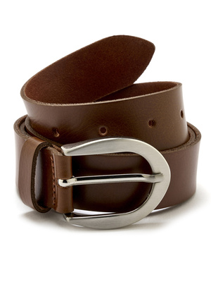 Ceinture large en cuir
