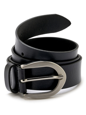 Ceinture large en cuir