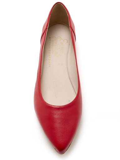 Ballerines cuir à aérosemelle®