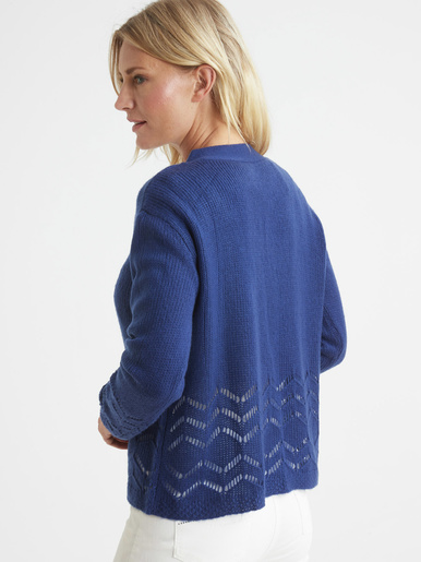 Gilet long encolure V