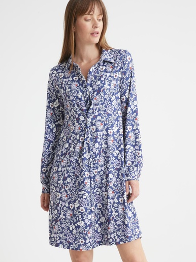 Robe chemisier en maille