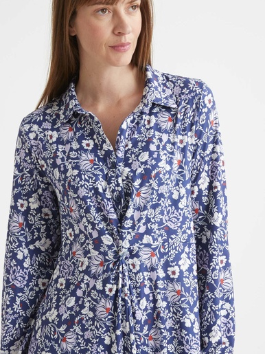 Robe chemisier en maille