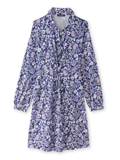 Robe chemisier en maille
