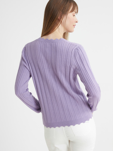 Gilet point fantaisie