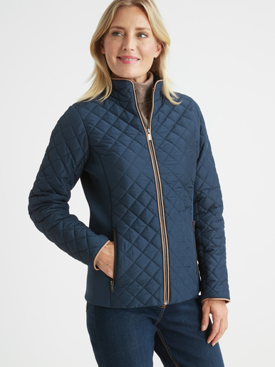Veste-blouson matelassée - Daxon - Marine