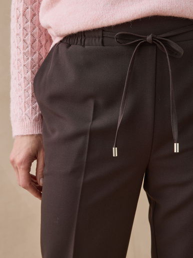 Pantalon élastiqué