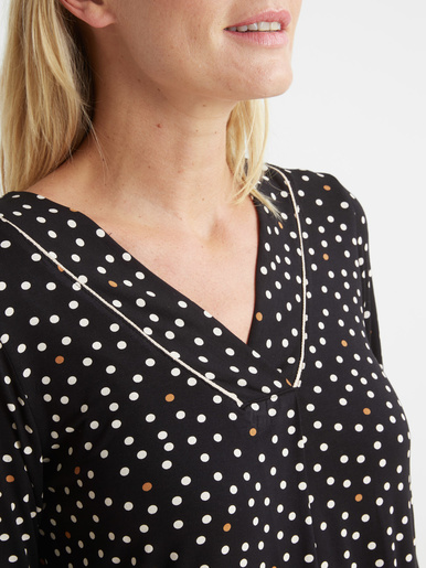 Tee-shirt tunique manches longues