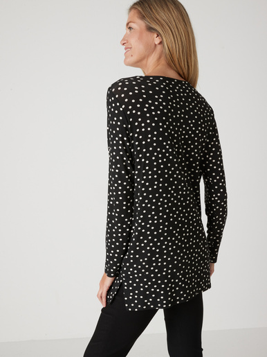 Tee-shirt tunique manches longues