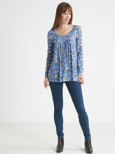 Tee-shirt tunique manches longues