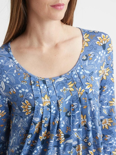 Tee-shirt tunique manches longues