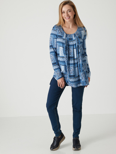 Tee-shirt tunique manches longues
