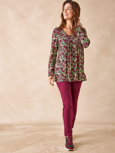 Tee-shirt tunique manches longues
