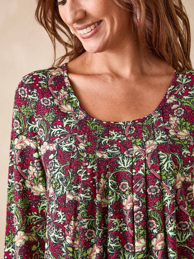 Tee-shirt tunique manches longues