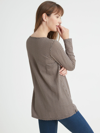 Tee-shirt tunique manches longues