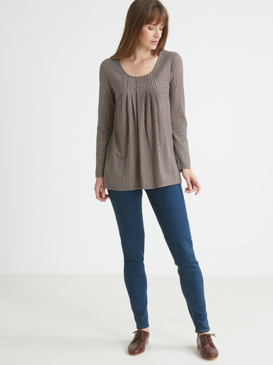 Tee-shirt tunique manches longues
