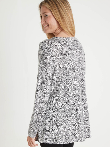 Tee-shirt tunique manches longues
