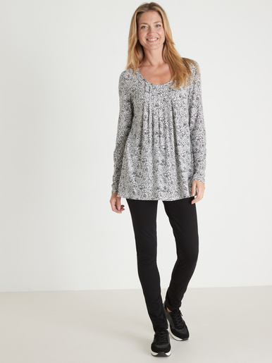 Tee-shirt tunique manches longues