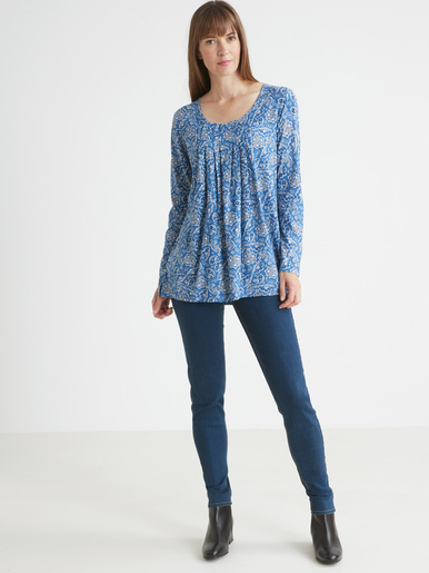 Tee-shirt tunique manches longues
