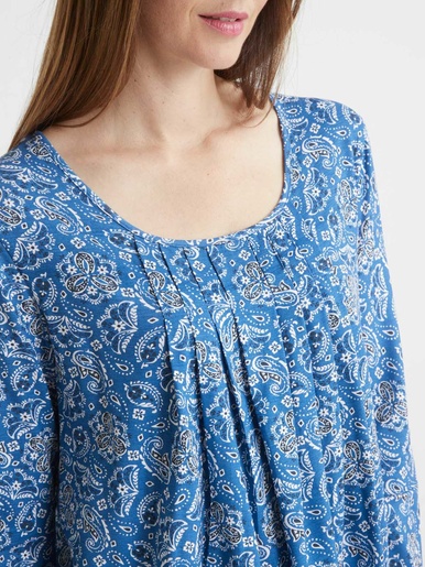 Tee-shirt tunique manches longues