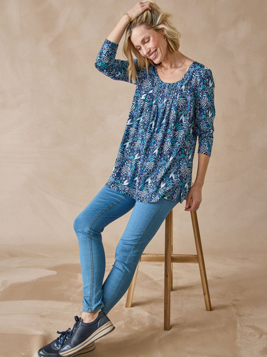 Tee-shirt tunique manches longues