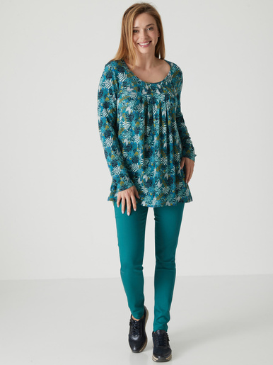 Tee-shirt tunique manches longues