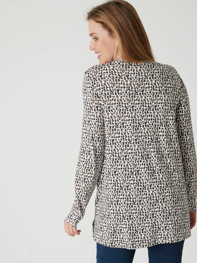 Tee-shirt tunique manches longues