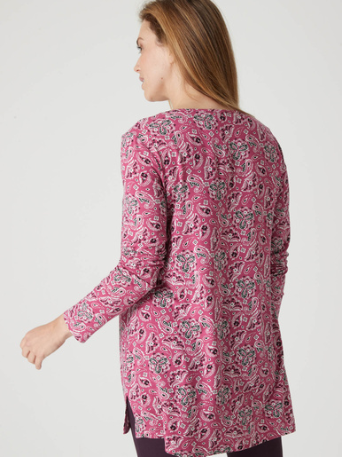 Tee-shirt tunique manches longues