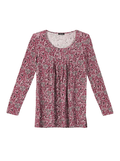 Tee-shirt tunique manches longues