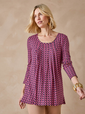 Tee-shirt tunique manches longues