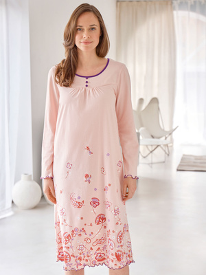 Pyjama Dentelle Vivis en coloris Rose Femme Vêtements Vêtements de nuit Nuisettes et chemises de nuit 