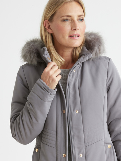 Parka longue déperlante à capuche - Daxon - 