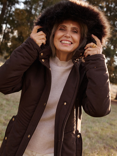 Parka longue déperlante
