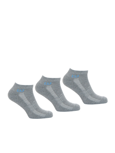 Lot de 3 paires de chaussettes basses - Wilson - Gris