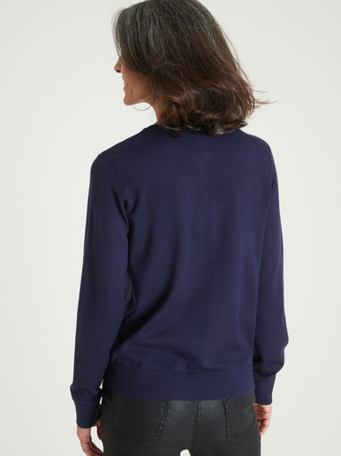 Cardigan élégant boutons-bijoux