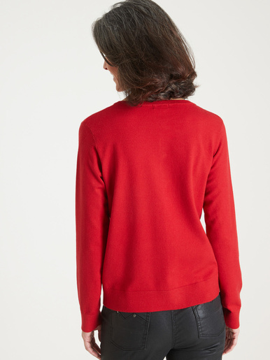 Cardigan élégant boutons-bijoux