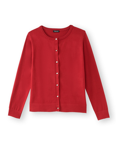Cardigan élégant boutons-bijoux