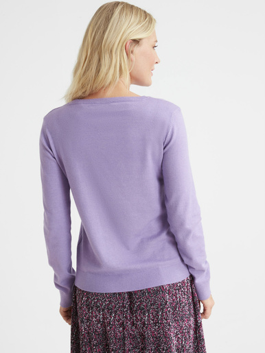 Cardigan élégant boutons-bijoux - Daxon - 