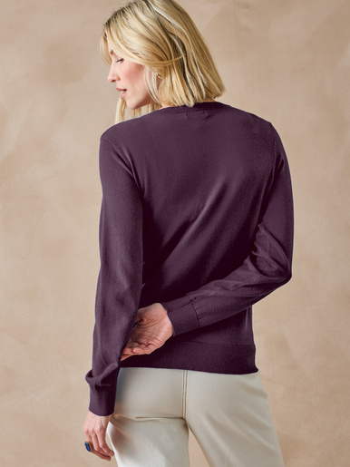 Cardigan élégant boutons-bijoux