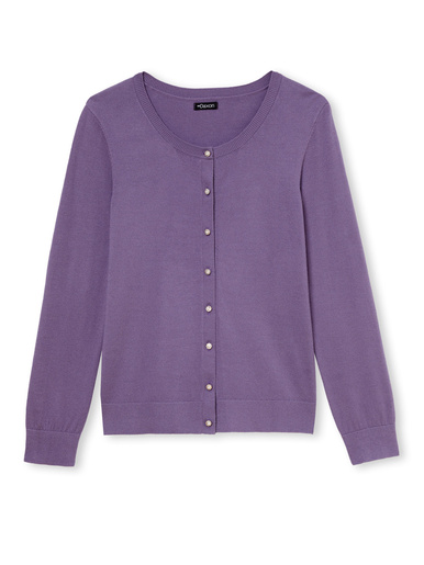 Cardigan élégant boutons-bijoux