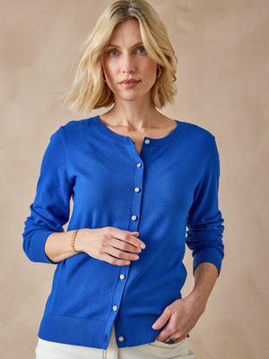 Cardigan élégant boutons-bijoux