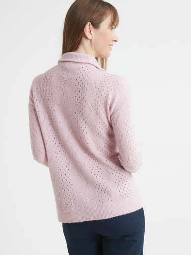 Pull col montant zippé
