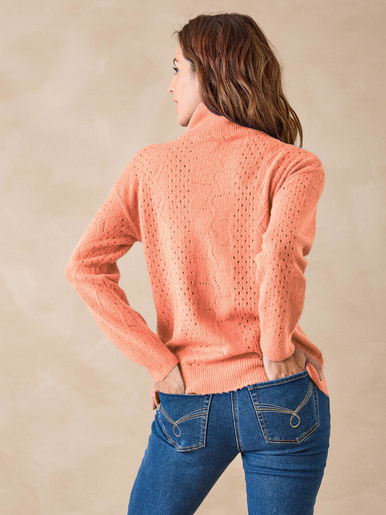 Pull col montant zippé