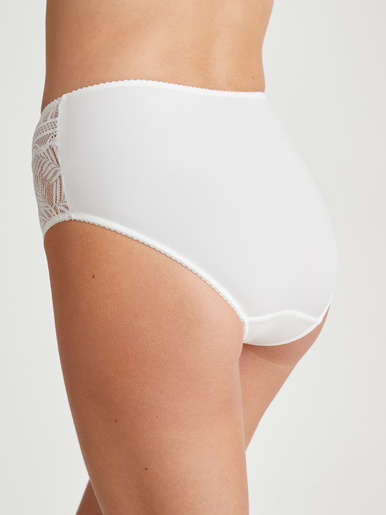 Culotte midi avec dentelle française